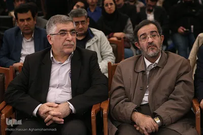 علی منتظری، عضو هیات علمی جهاد دانشگاهی و سید حمیدرضا طیبی، رییس جهاد دانشگاهی