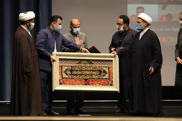 تجلیل از محمدعلی خواجه‌پیری در افتتاحیه طرح «اسوه»