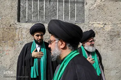 دسته عزاداری سادات و روحانیون شهرستان خمینی شهر