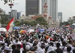 Manifestation de musulmans pour la défense d'avantages