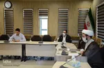 نشست خبری حجت الاسلام مظفر رجب زاده رییس امور قرآنی سازمان تبلیغات اسلامی استان آذربایجان شرقی