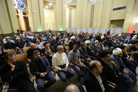 مراسم ختم همسر آیت الله سیستانی در تهران