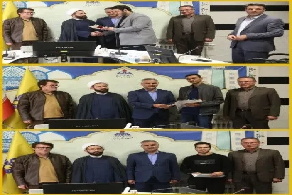 برگزیدگان مسابقات سراسری قرآن شرکت گاز در اردبیل تجلیل شدند