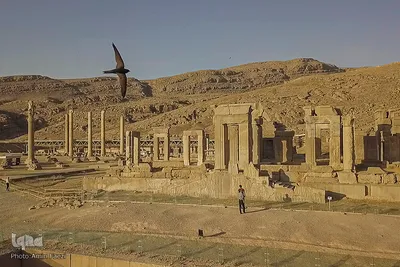 تصاویر هوایی از تخت جمشید