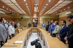 دیدار اعضاء خیریه ملی ناجیان ماندگار بهشت فارس با آیت الله دژکام‎‎