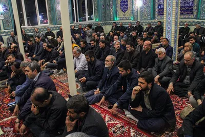 مراسم شام غریبان شهدای خدمت در اهر