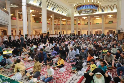 بزرگداشت روز حضرت شاهچراغ(ع)‎ در محفل انس با قرآن «بشری»
