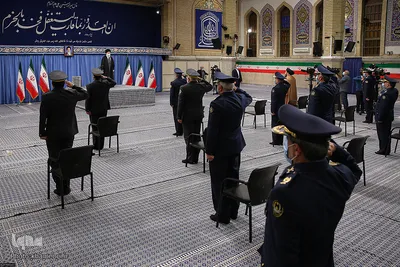 دیدار فرماندهان و کارکنان نیروی هوایی ارتش با رهبر انقلاب