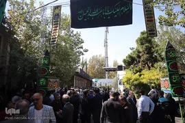 مراسم بدرقه پیک امید کانون به پیاده روی اربعین