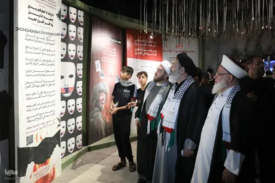 استقبال فلسطینی‌ها از نماینده رهبر انقلاب در موکب الاقصی