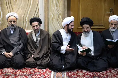 مراسم هفتمین روز درگذشت مرحوم آیت الله محمد واعظ زاده خراسانی