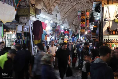 حال و هوای بازار تبریز در شب عید