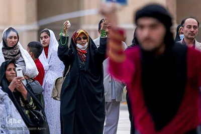 مراسم آیینی تعزیه در حرم شاهچراغ (ع)