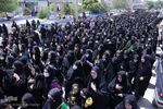 آئین وداع با پیکر شهید عبدالله اسکندری در شهرستان خرامه