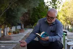 قرائت دعای عرفه در باغ رضوان اصفهان
