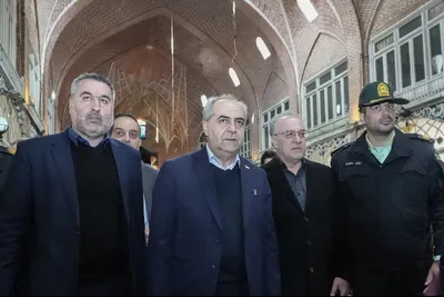 استاندار آذربایجان شرقی در قلب بازار تبریز