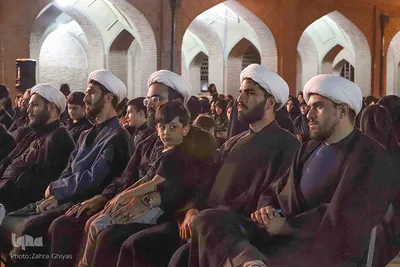 روضه‌خوانی در مسجد کبود تبریز
