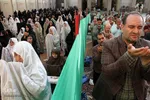 اقامه نماز عید قربان در مسجد ملا اسماعیل یزد