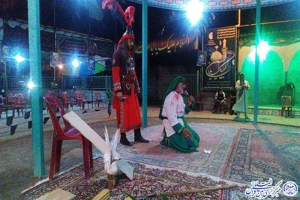 هشتمین روز از سوگواره تعزیه «غریب»