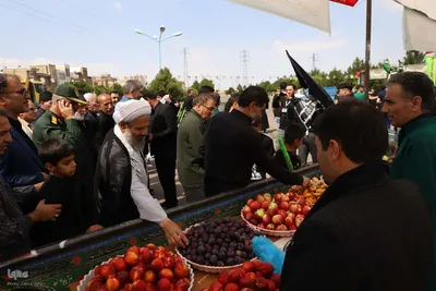 مراسم پیاده‌روی جاماندگان اربعین در اهر