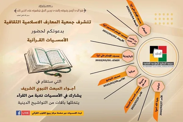 Da'irorin kur'ani a kudancin Labanon a daidai lokacin da ake gudanar da bukukuwan zagayowar lokacin aiko ma'aiki (SAW)