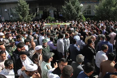 تشییع پیکر شهید «قربانعلی امیدی»