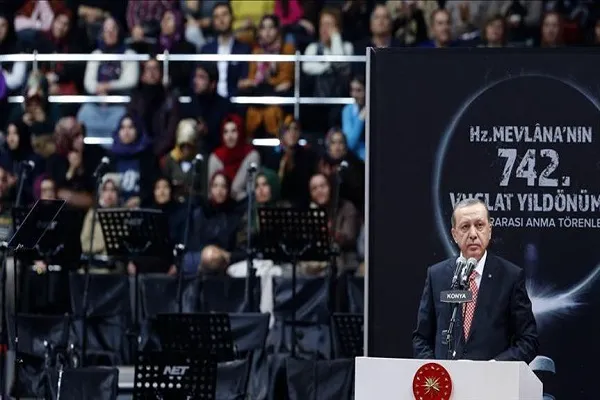 حضور «اردوغان» در مراسم بزرگداشت مولانا