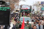 تشییع پیکر مطهر دو شهید گمنام در ملایر