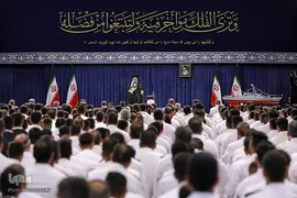 دیدار کارکنان و خانواده‌های ناوگروه ۸۶ ارتش جمهوری اسلامی ایران