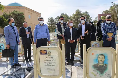 تجدید میثاق جهادگران جهاد دانشگاهی در اصفهان با شهدا