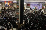 وداع با پیکر سپهبد موسوی در حرم بانوی کرامت