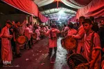 دلدادگی عزاداران حسینی در خمینی‌شهر اصفهان‎
