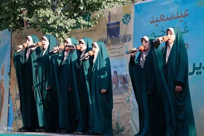 حضور پرشور مردم تبریز در جشن عید غدیر 