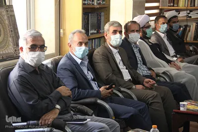 آیین تودیع و معارفه مدیر مرکز خدمات حوزه های علمیه استان سمنان