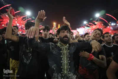 عزاداری شب اربعین در کربلا