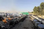 آیین پخت و توزیع ۱۵۰دیگ غذای نذری-مبارکه اصفهان ‎‎