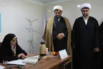 بازدید مسئولین اوقاف از روند برگزاری آزمون/عکاس:زهرا بهرامی