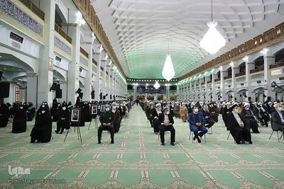 ارتباط تصویری مقام معظم رهبری با جمعی از مردم آذربایجان شرقی‎