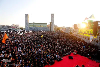 جشن عید بیعت در میدان امام حسین(ع) تهران
