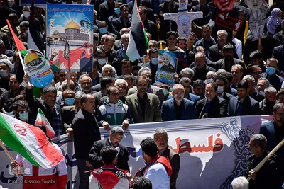 راهپیمایی روز جهانی قدس در چهارمحال و بختیاری