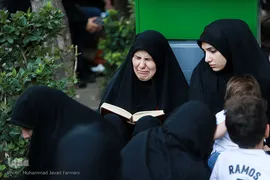 مراسم دعای عرفه در خیابان سعدی تهران