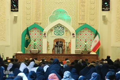 جشن شب میلاد خجسته حضرت زهرا سلام‌الله علیها در سومین حرم اهل بیت علیهم السلام