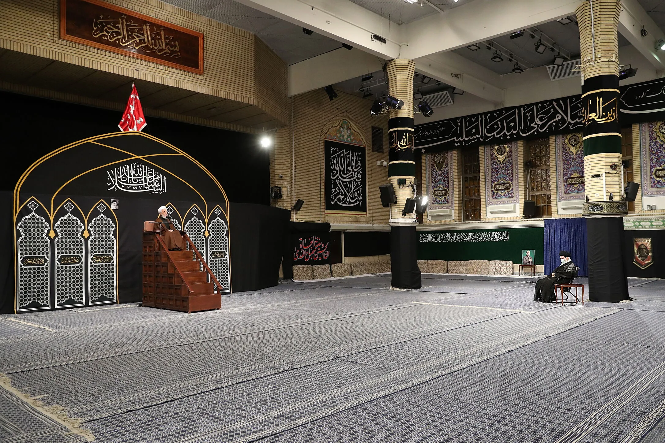 دومین شب مراسم عزاداری حضرت اباعبدالله الحسین علیه‌السلام  برگزار شد