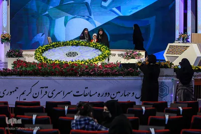 دومین روز چهل و چهارمین مسابقات قرآن اوقاف در بخش بانوان