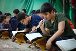 اعتکاف دانش آموزی در یزد