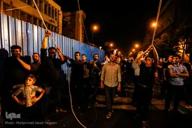 برپایی خیمیه عزای حسینیه کربلایی های مقیم مرکز