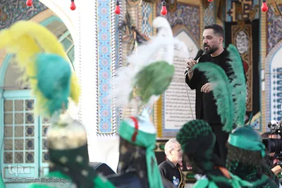مراسم فدائیان سقا در امامزاده شاه سید علی(ع) قم

