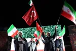 حضور هیئتی از فعالان اجتماعی ترکیه در اجتماع شبانه مردم تبریز