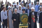 استقبال از کاروان زیر سایه خورشید در حاجی‌آباد