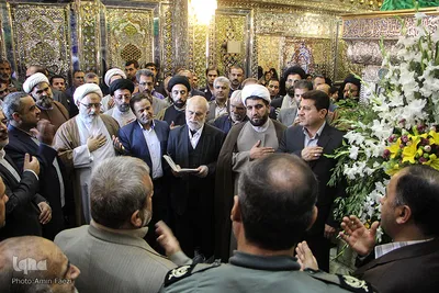 گلباران مزار شهید آیت الله دستغیب(ره) ـ شیراز